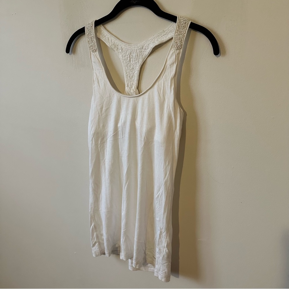 Ezra Fitch Abercrombie beaded tank top